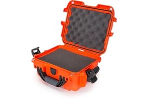 Nanuk 905 Waterproof Hard Case with Foam Insert - Orange - Made in Canada