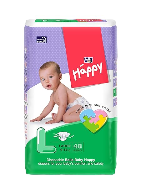 Bella Baby Happy Large Diapers (48 Pieces)
