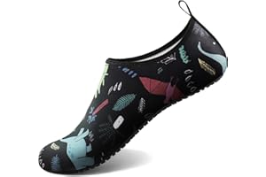 Tanamo Water Shoes for Women Men Quick-Dry Aqua Socks Swim Beach Shoes Barefoot Cruise Essentials Camping Accessories Pool Must Haves Size 7 8 9