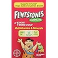 FLINTSTONES Complete Chewable Multivitamin for Kids, Aspartame-Free, with Vitamin A, C6, B12, C, D, e, & Calcium 150 count