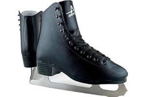 A AMERICAN American Athletic Tricot Lined Men’s Ice Skates - Recreational Figure Skates with Ankle Support, Padded Lining, Stainless Steel Blades - Suitable for Indoor & Outdoor Ice Skating