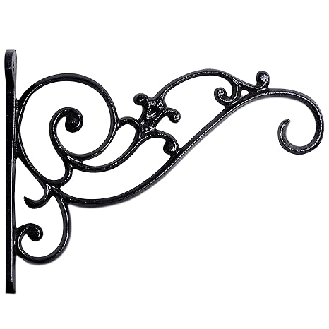 Sharpex Iron Plant Hanging Hooks Wall Brackets for Planter Bird Feeder Lanterns Wind Chimes