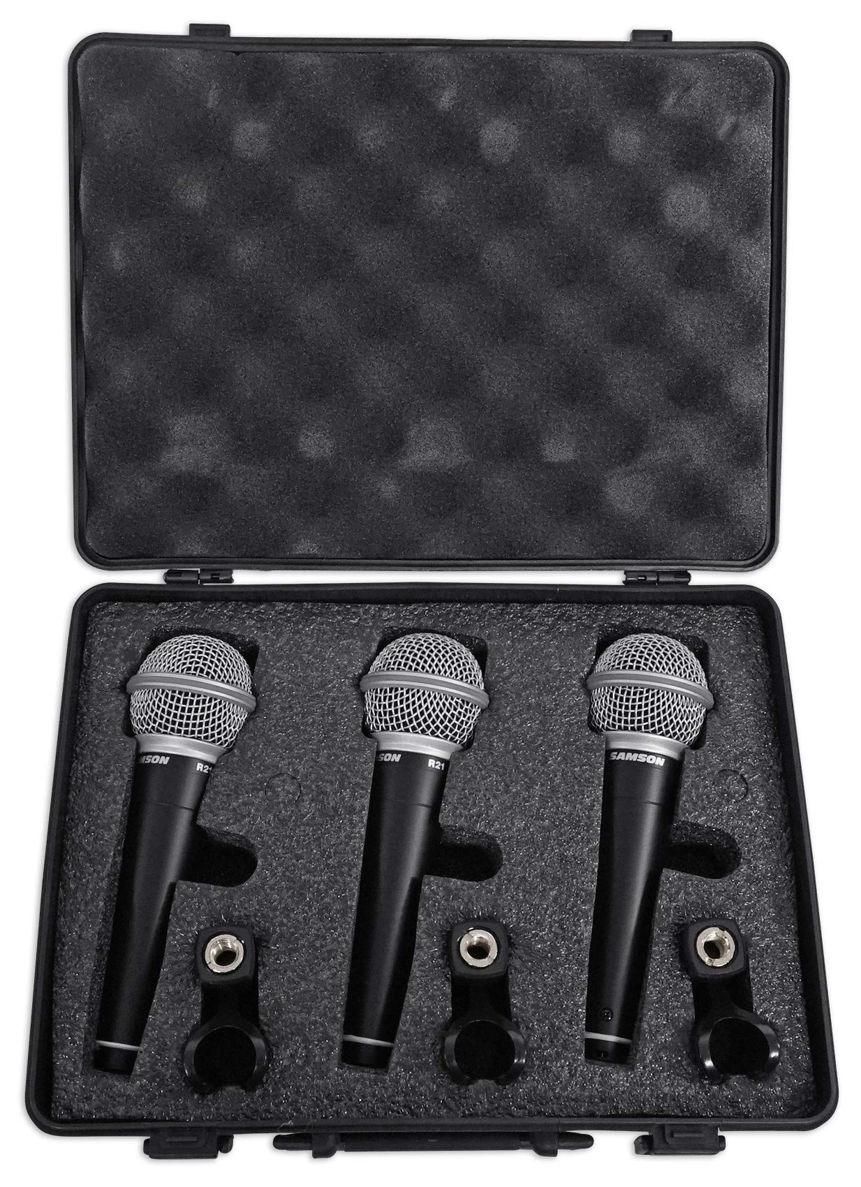 Samson R21 Dynamic Vocal Microphone - 3-Pack with