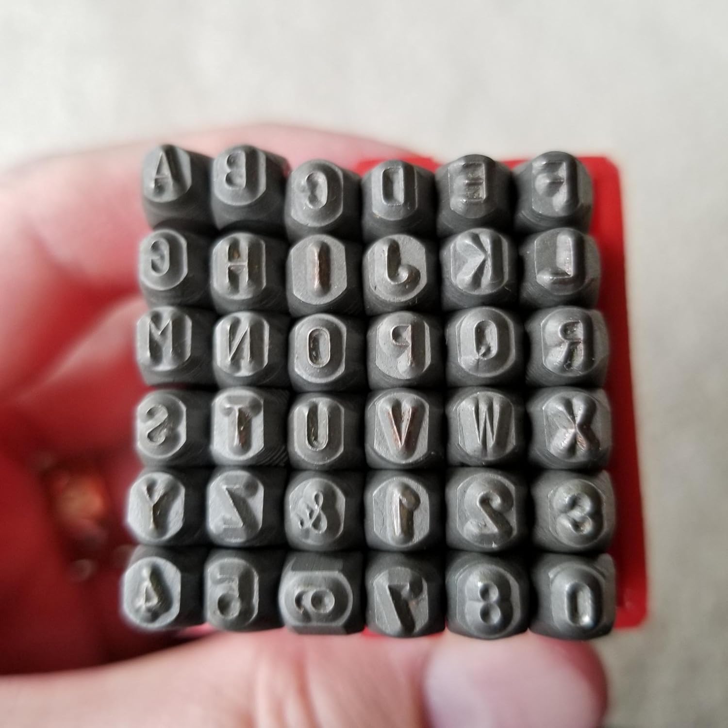 thumbnail interactive-video image 1 of 36pcs Steel Die Metal Stamping Kit Punch Tool Number Letter Alphabet Stamps Tools Diy Jewelry Leather Logo Stamp 1 of 11