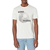 Armani Exchange Men's Regular Fit Pima Cotton Circle Lines Logo Tee