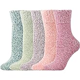 Marchare Women's Fuzzy Socks - Warm, Thick, Fluffy, Cozy Wool Socks for Women, Sizes 5-11