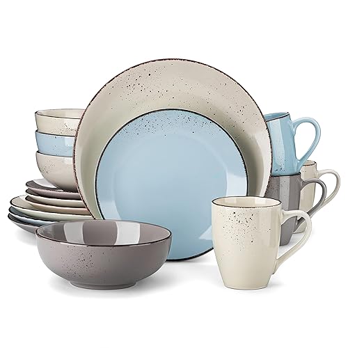 vancasso Navia Stoneware Dinnerware Set 16 pieces Set for