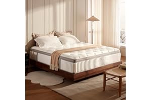 Sofelf Queen Mattress, 12 inch Queen Size Cool Memory Foam Mattresses for Pressure Relief, Designed for Queen Bed,Medium Firm Hybrid Mattress in a Box, CertiPUR-US Certified