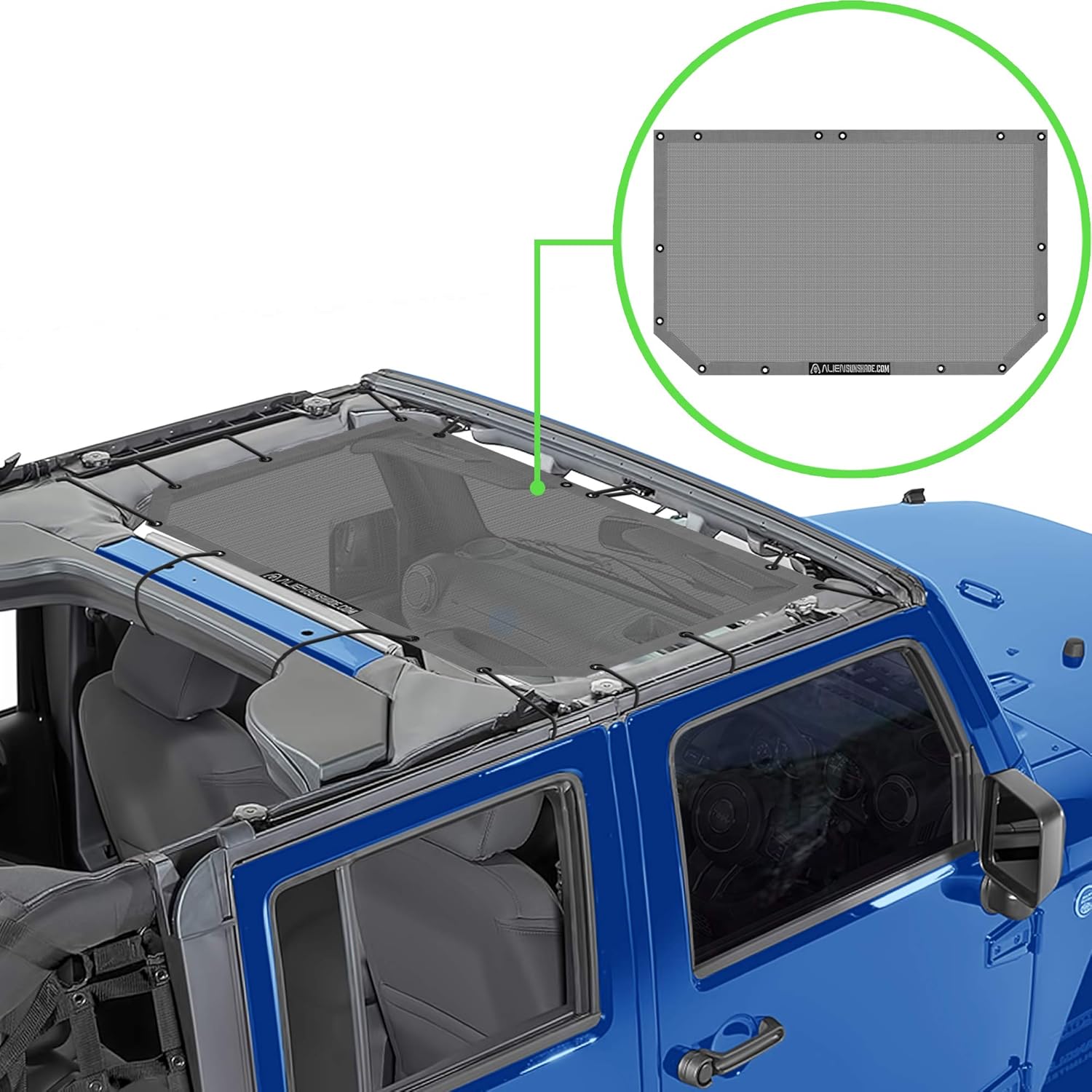 ALIEN SUNSHADE Jeep Wrangler JK or JKU (20072018) Front