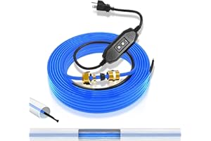 in Pipe Heating Cable Prevents Pipes from Freezing, YeloDeer Internal Self-regulating Heat Trace Cable for Safe Drinking Wate