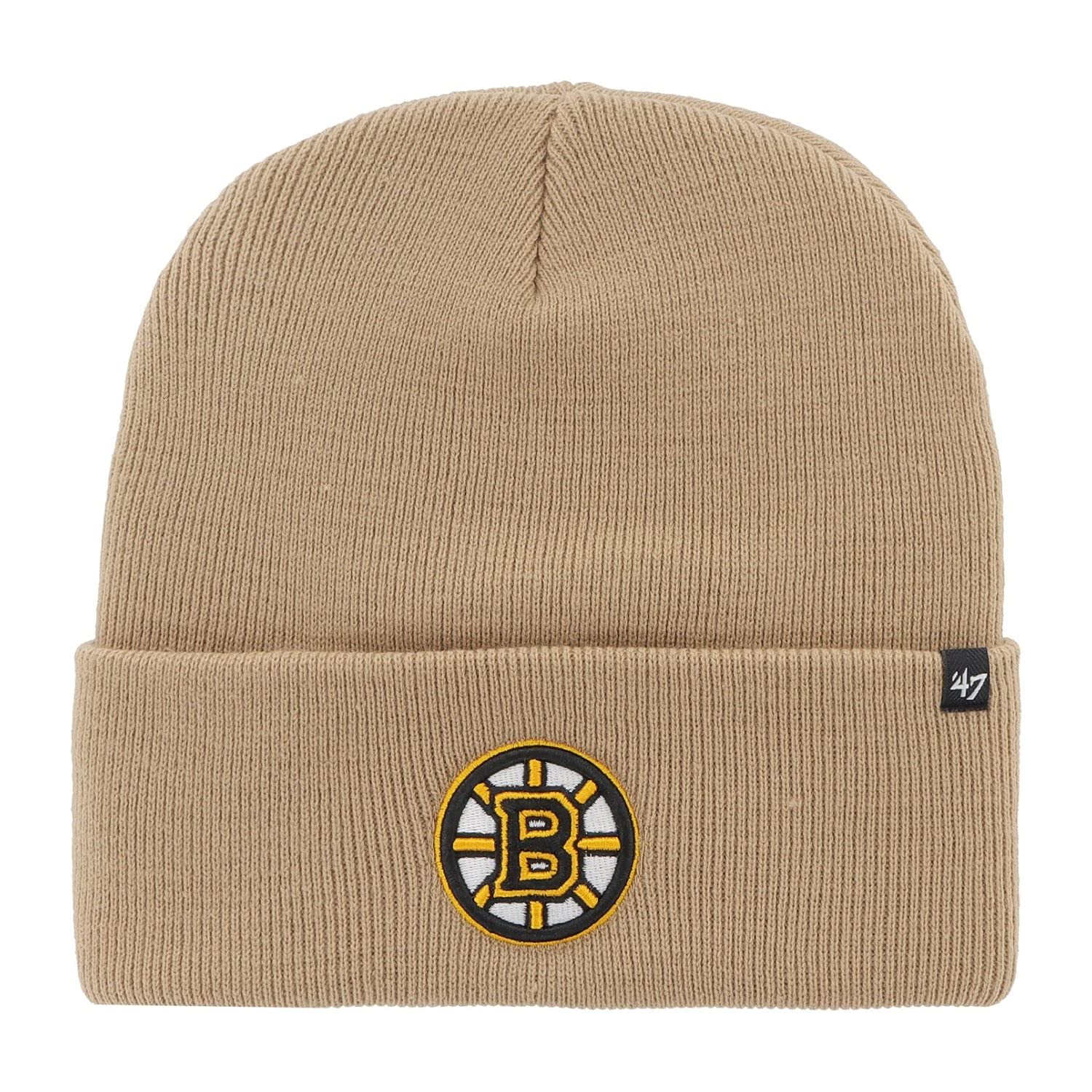 47 Brand Knit Beanie - Haymaker Boston Bruins Khaki