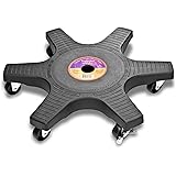 Plant Stand 20410 Down Under Plant Caddy, Black, 20-Inch