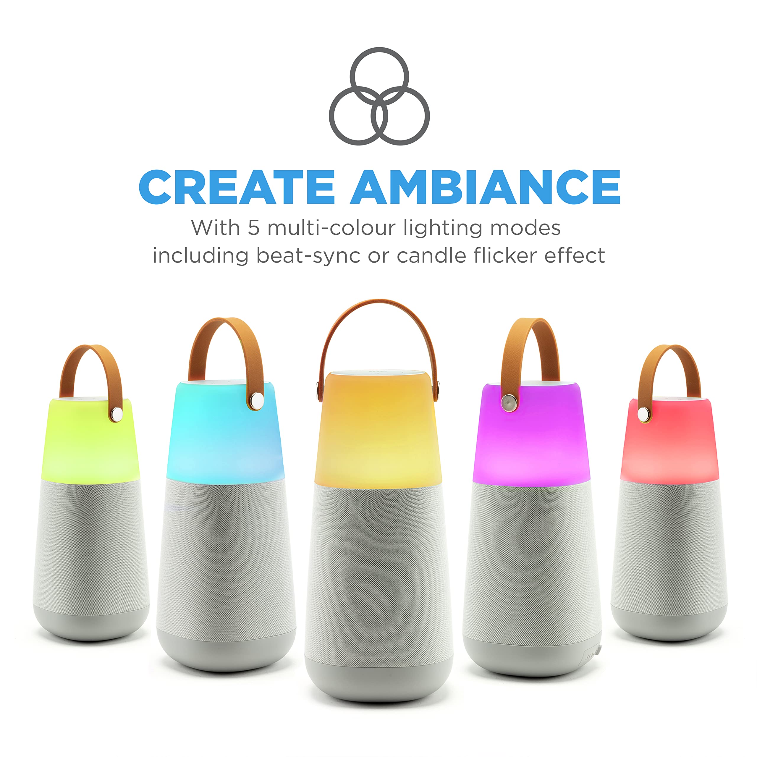 Ion Audio Bright Max Indoor/Outdoor 360 Degree Bluetooth Speaker