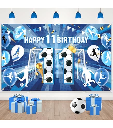 'Bruh It's My 11th Birthday' Banner – Glitzer-Banner Für Jungen-Geburtstagsparty