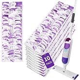 ZHAYAO 10 Pack Disposable Power Mop Pads for Swiffer Power Mop Pads | Compatible with Swiffer Power Mop Refills, Unscented Spray Replacement Floor Cleaning Refills for All Finished Floors