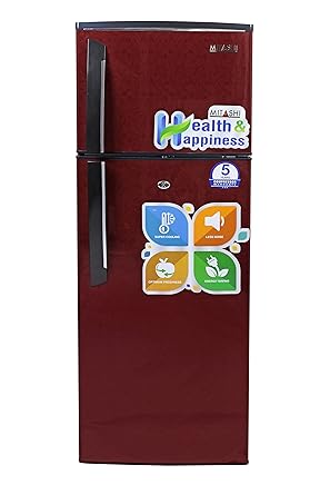 Mitashi 240 L 3 Star Direct Cool Double Door Refrigerator(MiRFDDM240V25, Maroon)