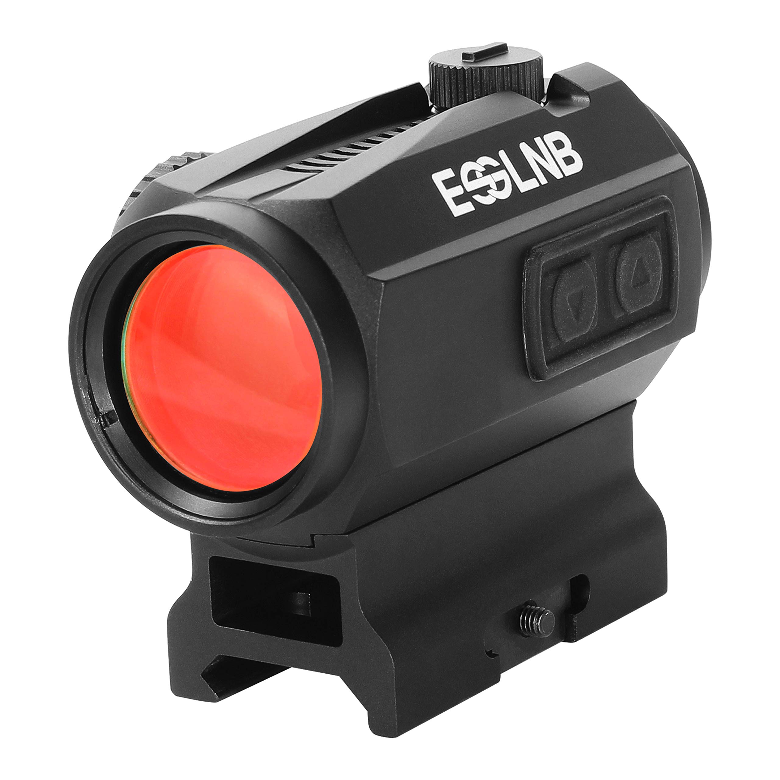 ESSLNB Red Dot Sight 2MOA Rifle Scope Fully Multi-coated Prism Waterproof Shockproof with 20mm/22mm Weaver/Picatinny Rail Mount and Lens Covers for Hunting