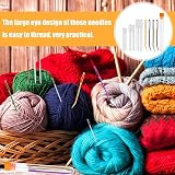 ASIRYVA 16 Pcs Large Eye Blunt Needles Darning Crochet Tapestry Wool Sewing Kit view 6