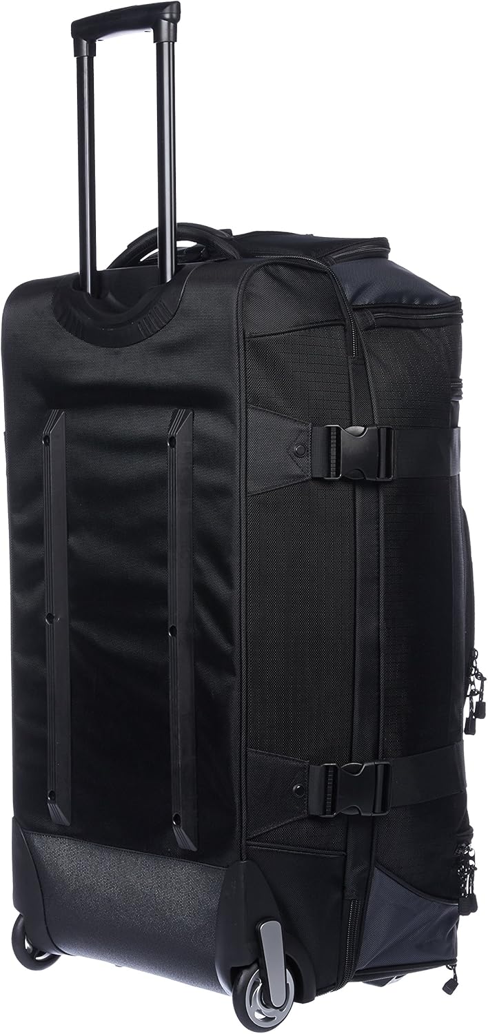 Amazonbasics Ripstop Rolling Travel Luggage Duffle Bag With Wheels