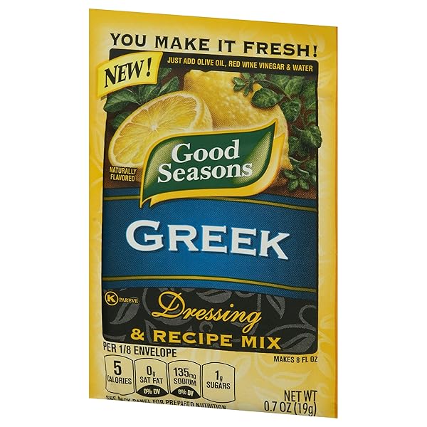 GREEK DRESSING & RECIPE MIX (PACK OF 4) .7 OZ PACKETS