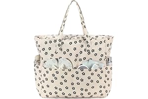 LEDAOU Beach Bag Waterproof Sandproof Women Beach Tote Bag Pool Bag with Zipper for Gym Grocery Travel with Wet Pocket