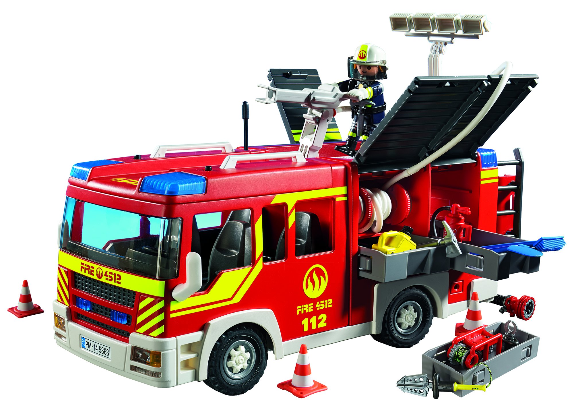 PLAYMOBIL Fire Engine with Lights and Sound Buy Online in UAE. Toys