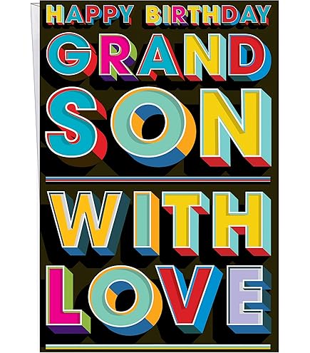 Cartes D'anniversaire Spéciales Pour Petit-fils De Grands