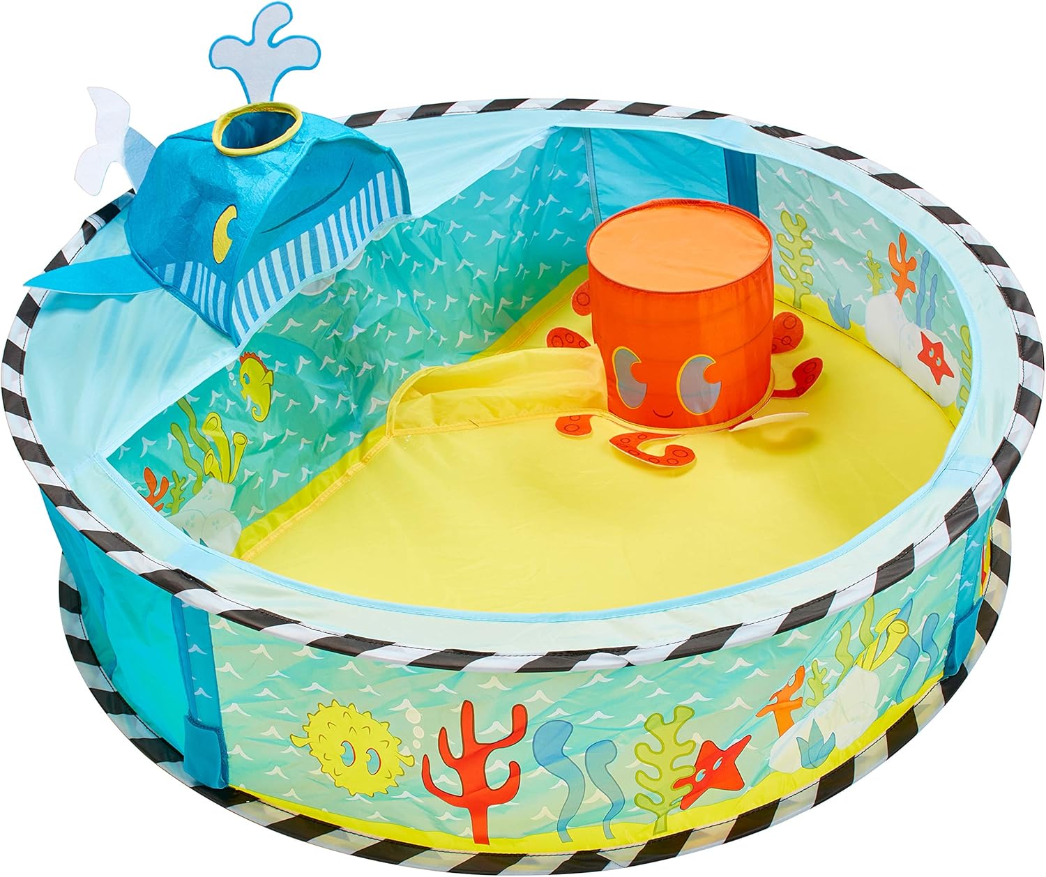 Kid Active My First Kid Active Undersea Baby Ball Pit Launcher, MultiColour BigaMart