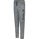 Hurley Boys' Fleece Jogger Pants, Grey Sweater, L
