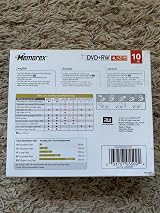 Memorex DVD-RW Discs 10 Pack 4.7GB 120 Min Video Recordable Media view 2