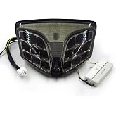 Dotelis Smoke LED Tail Brake Light with Integrated Turn Signals | Compatible with Suzuki GSXR 600 750 2008-2013, Compatible with Suzuki GSXR 1000 2008-2013, Indicators