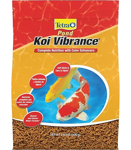 Amazon.com: TetraPond Koi Growth 4.85 Pounds, Soft Sticks, Pond Fish Food