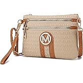 MKF Collection 2 in 1 Crossbody Bags for Women, Wristlet Purse - Ladys Small PU Leather Messenger Handbag by Mia K