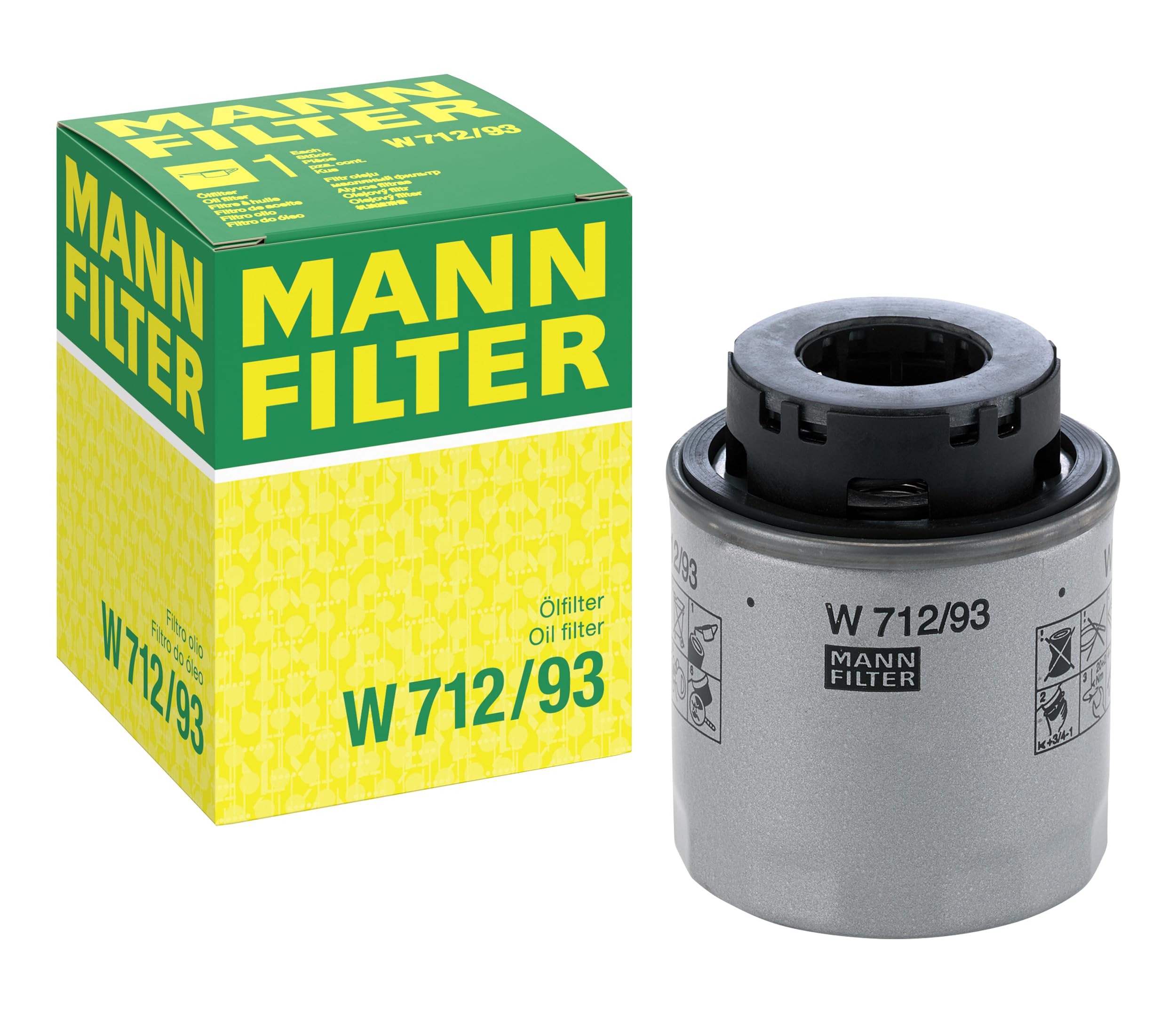 MANN-FILTER W 712/93 Oil Filter - for Cars + Transporters