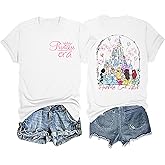 Magical Shirt for Women Magic Kingdom Shirts Cute Castle Graphic T Shirts Princess Shirt Family Vacation Trip Tee