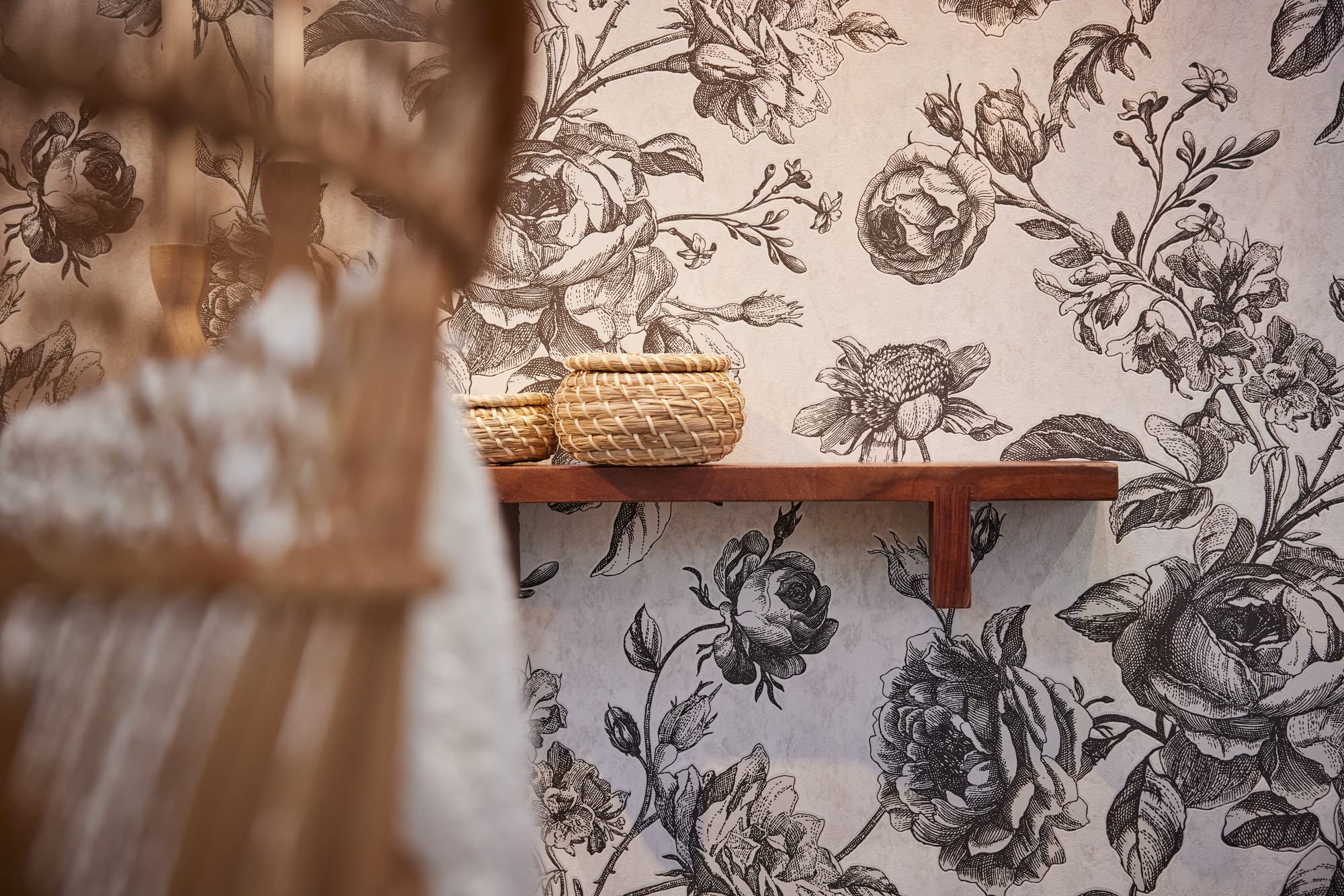 Livingwalls My Home My Spa 387002 Non-Woven Wallpaper Floral 10.05 x 0.53 m Made in Germany
