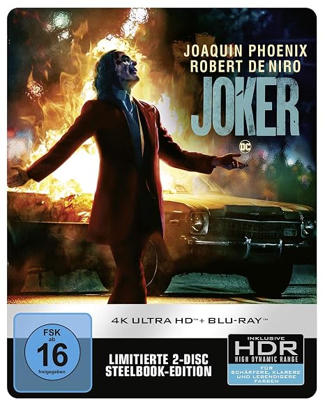 Joker 4K UHD + 2D Steelbook [Limited Edition] [Blu-ray]