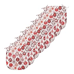 Ambesonne Christmas Chair Seating Cushion Set of