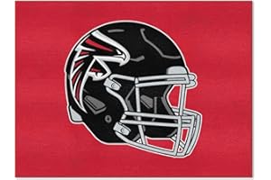 FANMATS 5667 NFL - Atlanta Falcons All-Star Mat | Red | 33.75"x42.5" | Falcons Helmet Logo