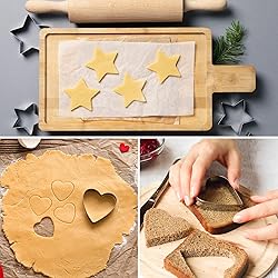 HARFINGTON Teardrop/Raindrop Cookie Cutter Set