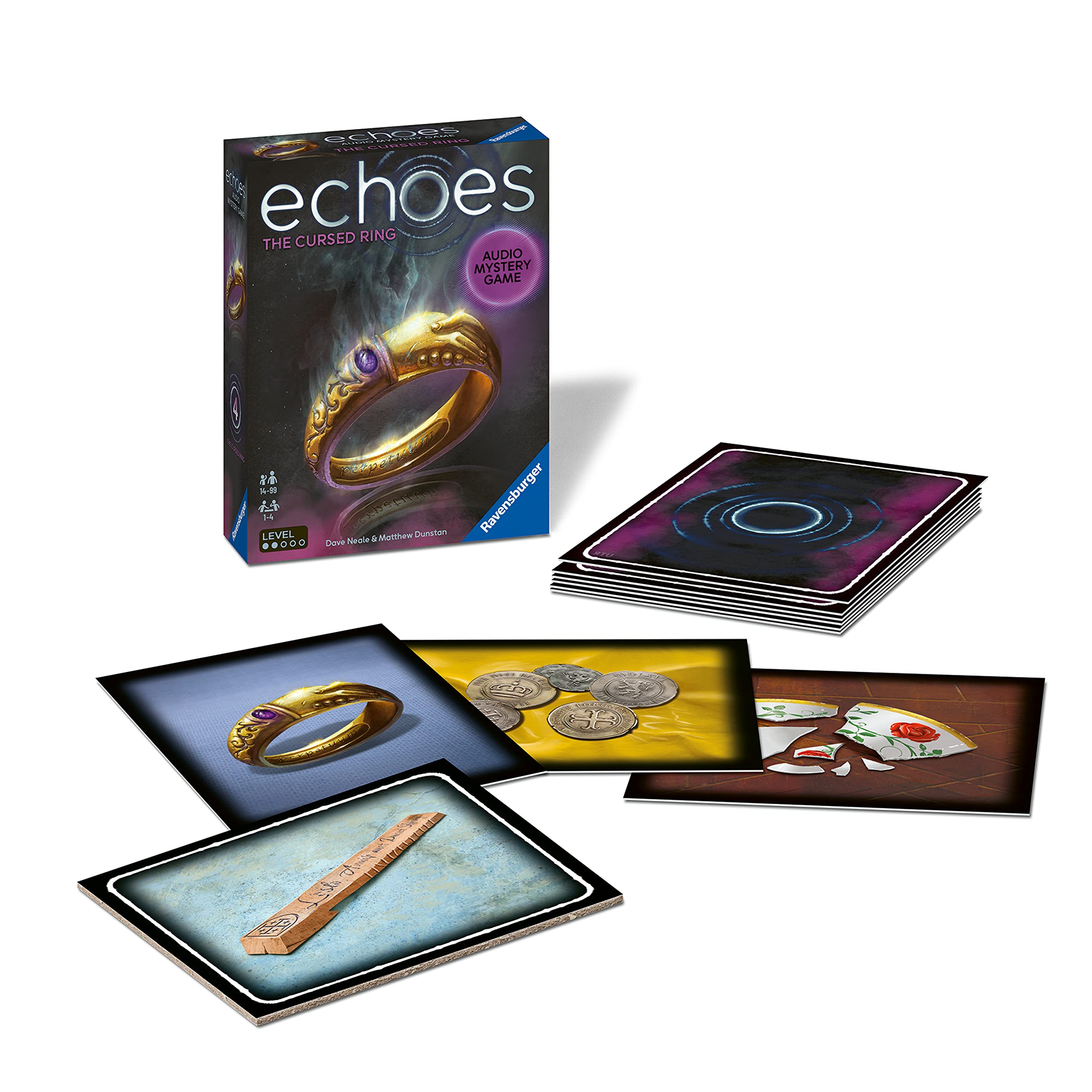 Ravensburger Echoes The Ring Audio Murder Mystery Game for Adults and Kids Age 14 Years Up