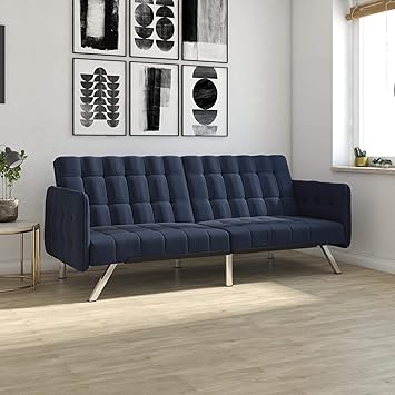 Amazon Com Elegant Convertible Futon And Sofa Sleeper Easy To