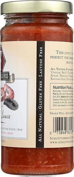 SCHLOTTERBECK & FOSS COCKTAIL SAUCE, 8 FZ