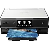 Canon TS9020 Wireless All In One Photo Printer, Copier, Scanner: Mobile and Tablet Printing, AirPrint(TM), Google Cloud Print Compatible, CD/DVD Printing, Black