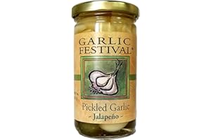 Garlic Festival Foods Pickled Garlic (Jalapeno, 8 oz.)