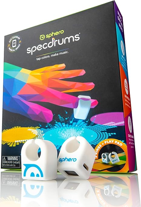 Amazon Sphero Specdrums ミュージックリング 2個入 知育 Stem おもちゃ スマートトイ 日本正規代理店品 プログラミング ロボティクス おもちゃ