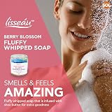 SOL Lisseau Whipped Soap Shea Butter Berry Blossom 190g Multi-Use Body Wash Bath view 2