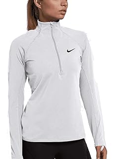 nike women's pro warm half zip