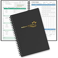 Wellness Planner & Fitness Log - Daily Diet & Health Journal with Weight Loss, Wellness Journal Notebook for Tracking Fitness