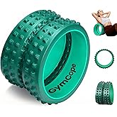 Back Roller for Back Pain Reliefn & Stretching, Deep Tissue Massage Roller Supports Up to 530 lbs / 240 kg, 5.5''-7.5'' Curved Foam Roller for Home Physical Stretching